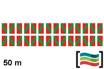 Banderines País Vasco 50m