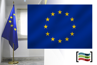 Bandera de Europa para despacho