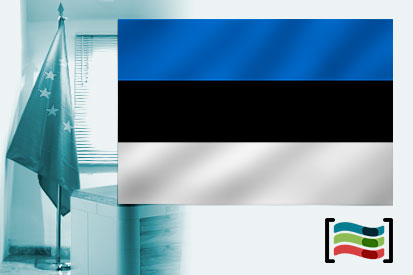 Bandera de Estonia para despacho