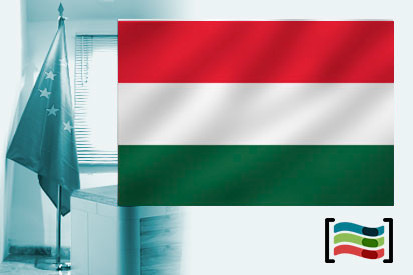 Bandera de Hungría para despacho