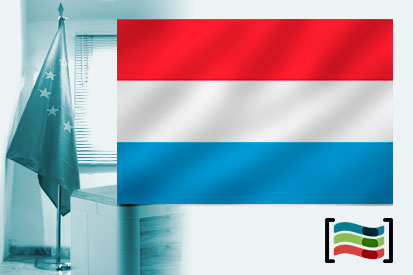 Bandera de Luxemburgo para despacho