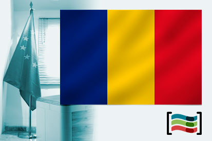 Bandera de Rumanía para despacho
