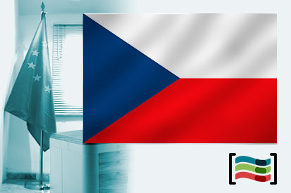 Bandera de República Checa para despacho