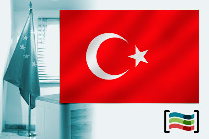 Bandera de Turquía para despacho