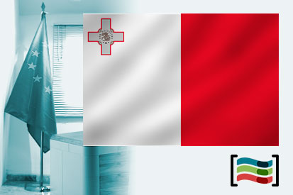 Bandera de Malta para despacho