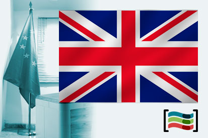 Bandera de Reino Unido para despacho