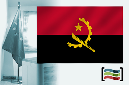 Bandera de Angola para despacho