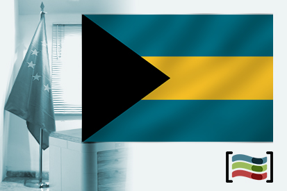 Bandera de Bahamas para despacho