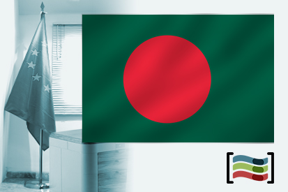 Bandera de Bangladés para despacho