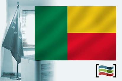 Bandera de Benín para despacho