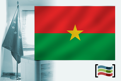 Bandera de Burkina Faso para despacho