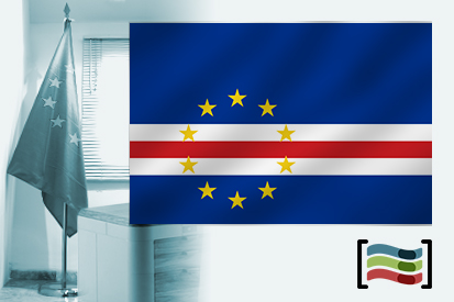 Bandera de Cabo Verde para despacho