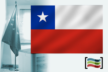 Bandera de Chile para despacho