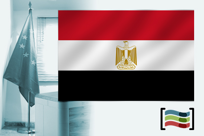 Bandera de Egipto para despacho