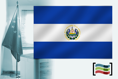 Bandera de El Salvador para despacho