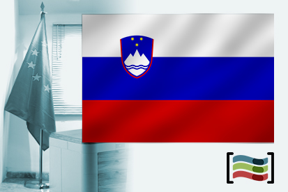 Bandera de Eslovenia para despacho