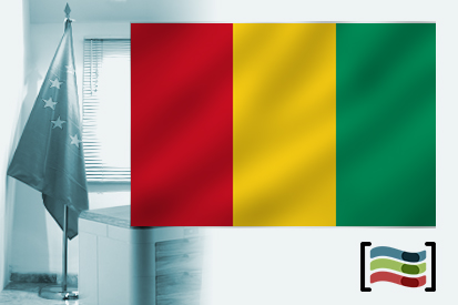 Bandera de Guinea para despacho