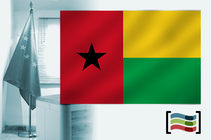 Bandera de Guinea-Bisáu para despacho