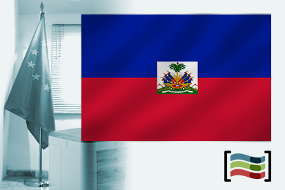 Bandera de Haití para despacho