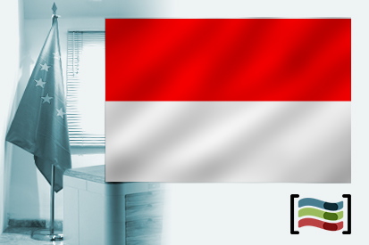 Bandera de Indonesia para despacho