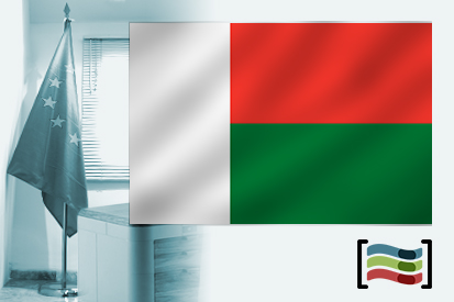 Bandera de Madagascar para despacho