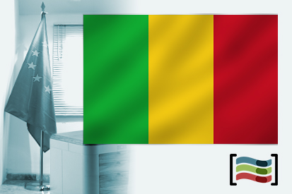 Bandera de Malí para despacho