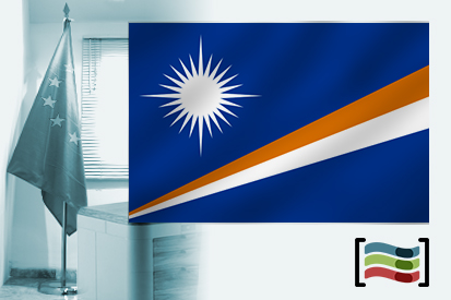 Bandera de Islas Marshall para despacho