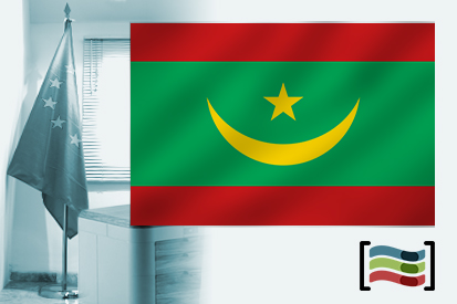 Bandera de Mauritania para despacho