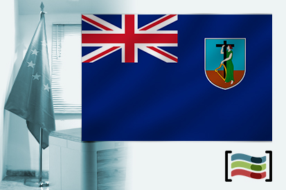 Bandera de Montserrat para despacho