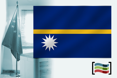 Bandera de Nauru para despacho