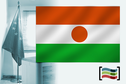 Bandera de Níger para despacho