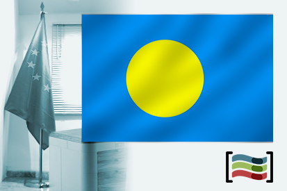 Bandera de Palaos para despacho
