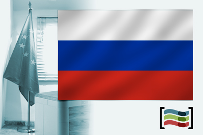 Bandera de Rusia para despacho