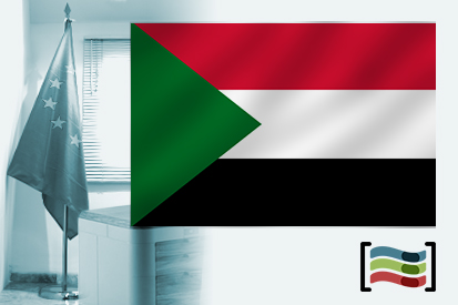 Bandera de Sudán para despacho
