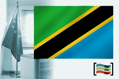 Bandera de Tanzania para despacho