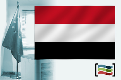 Bandera de Yemen para despacho