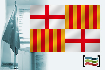 Bandera de Barcelona para despacho