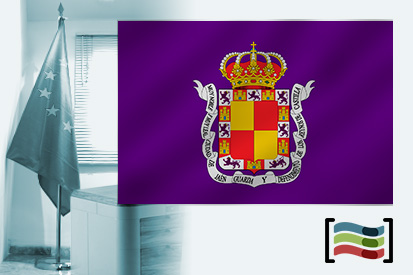 Bandera de Jaén para despacho