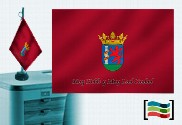 Bandera de Badajoz sobremesa bordada