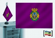 Bandera de Cádiz sobremesa bordada