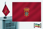 Bandera de Ciudad Real sobremesa bordada
