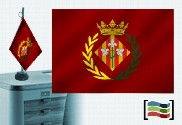 Bandera de Lleida sobremesa bordada