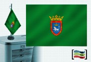 Bandera de Pamplona sobremesa bordada
