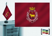 Bandera de Teruel sobremesa bordada