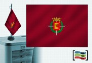 Bandera de Valladolid sobremesa bordada