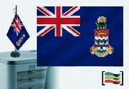Bandera de Cayman (islas) sobremesa bordada