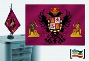 Bandera de Toledo sobremesa bordada