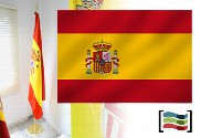 Bandera de España para despacho