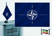 Bandera de la O.T.A.N. sobremesa bordada