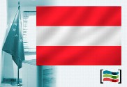 Bandera de Austria para despacho